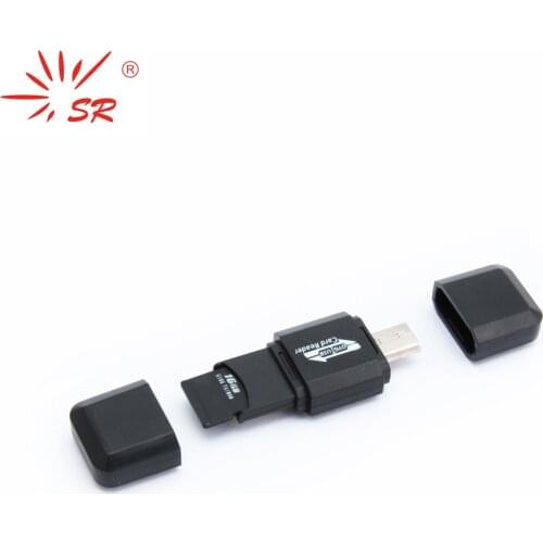 SR Diamond Style Micro SD Card Reader USB 2.0 Flash Lector Memory OTG Adapter Drive for PC Laptop Accessories and SmartPhone