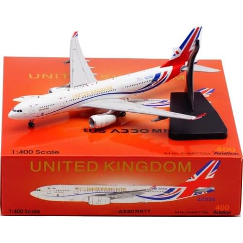 1:400 Scale UK Air Force MRTT330-200 Plane Model Airplanes Airlines Alloy Aircraft Plane Collectible Display Collection Souvenir