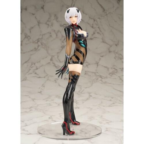 Resin Figure Kit Unpainted Ayanami Rei Self-Assembled Model Kit Colorless Anime Figure No.19