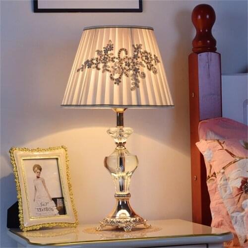 ORY Crystal Table Lamp LED Desk Light Nordic Luxury Bedside Decorative for Home Foyer Study Bed Room