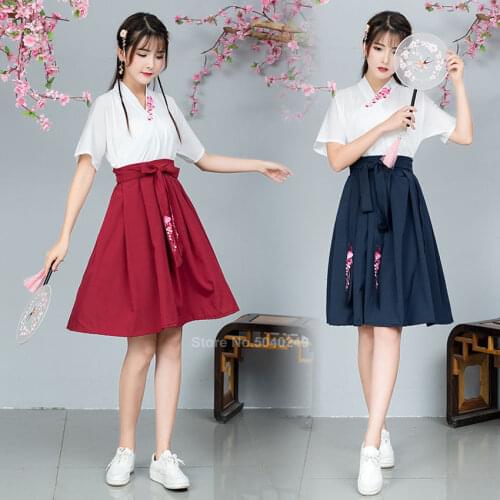 Japanese Style Kimono Dress Women Haori Yukata Kawaii Girls Vintage Party Top Skirts Suit Ancient Costume Haori Fashion