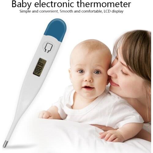 1pc Portable Accurate Clear Thermometer Electronic Digital LCD Screen Display Baby Kids & Adult Thermometer Child Thermometer
