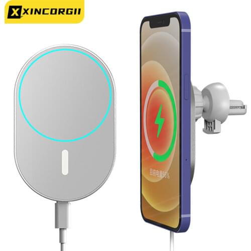 15W Magnetic Wireless Charger Magnet Qi Fast Charging Mount Car Holder For Iphone 12 Pro Max