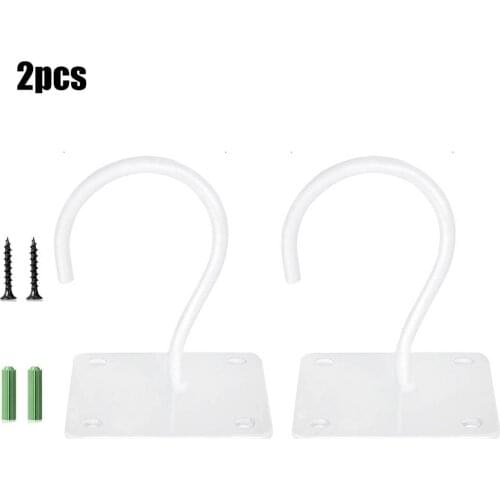 2pcs Ceiling Hooks Wall Mount Hangers Bracket Garden Plants Hanging Basket Hooks Home Storage Big Deal Fast Shipping