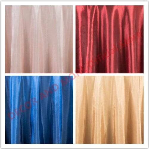 280cm Width Decor Polyester Solid Taffeta Fabric DIY Thin Curain Cloths/Tablecloth/Silk Fabrics White Red Blue Black Wholesale