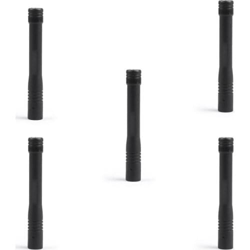Artudatech 5Pcs UHF Antenna 400MHz For YAESU VX-160 VX-400 VX-168 VX-150 VX150 VX160 VX168 Radio 90mm