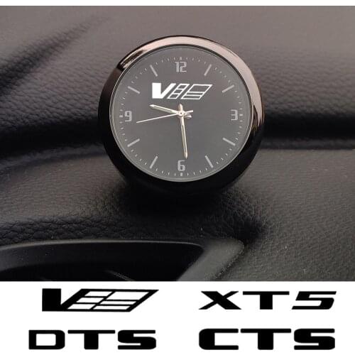 Car decoration clock watch modified car interior electronic quartz watch For Cadillac ELR DTS ATS XTS CTS CT4 CT5 CT6 XT4 XT6