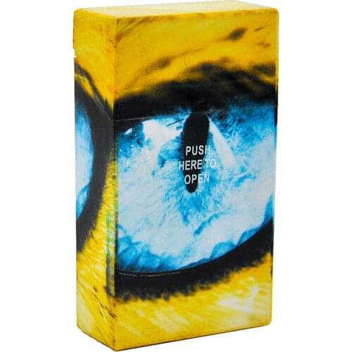 Portable Painted Cigarette Case Pattern Pattern Smoking Case Cigarette Accessories Business Gifts