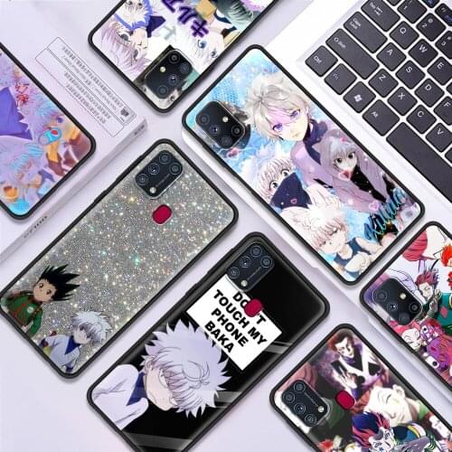 Hunter X Hunter Luxury Soft Cover for Samsung Galaxy M11 M21 M30S M31 M31S M51 A7 A9 2018 Smartphone Accessories Case