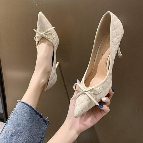 Hot Selling Women Shoes Pointed Toe Pumps Patent Leather Dress Red 8CM High Heels Boat Shoes Shadow Wedding Shoes Zapatos Mujer