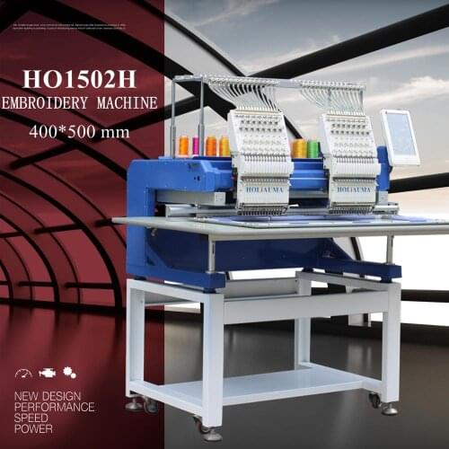 China 10 years service ! Computerized Embroidery Machine 2 Head China Factory Price better than Used Tajima brother machine
