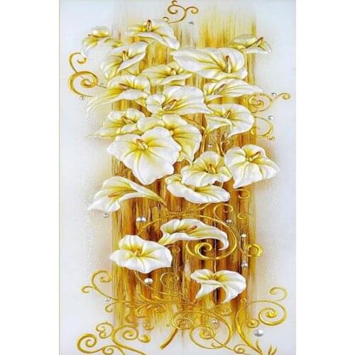 Lilium cross stitching diamond pattern Crafts diamond embroidery 5d diamond painting 60x90cm Full Square mosaic diamond icon