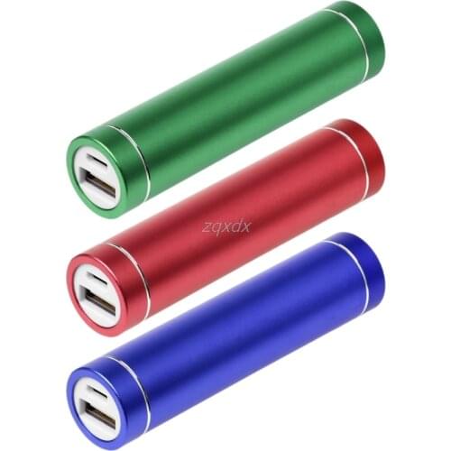 Metal USB 5V Power Bank Case Kit 1X 18650 Battery DIY Box Charger For Cell Phone Whosale&Dropship