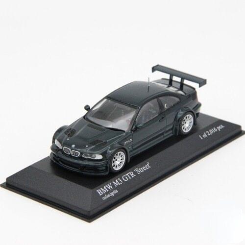 MINICHAMPS 1:43 BMW M3 E46 GTR Street Collector Edition Metal Diecast Model Toy Gift