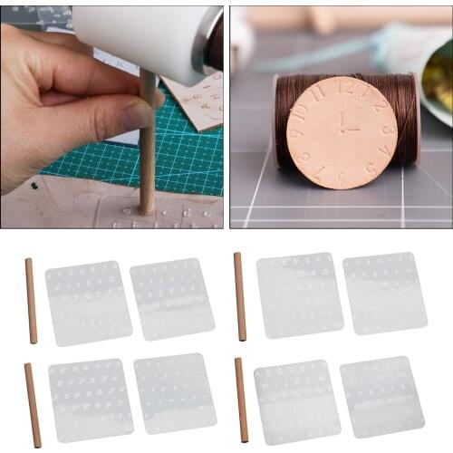 Leather Stamps Alphabet Set, Alphabet Stamp Tools Set Leather Craft Stamping Tool Kit Letter and Number Stamps Punch Set
