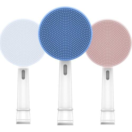 Facial Cleansing Brush Head Suitable For Oral-B Electric Toothbrush Face Skin Care Tools Facial Massager Cleanser Brush Heads