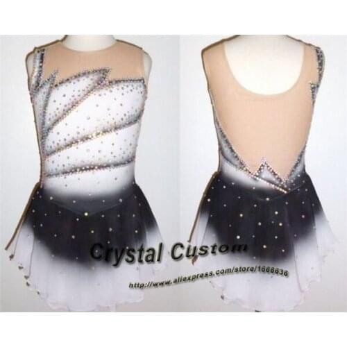Adult Figure Skating Dresses Crystal New Brand Vogue Ice Skating Competition Dress For Girls DR3281