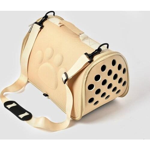 Foldable Cats Dogs Backpack Pet Bag Outdoor Portable Pet Breathable Shoulder Bag Handbag Cat Dog Travel Shoulder Bags Slings