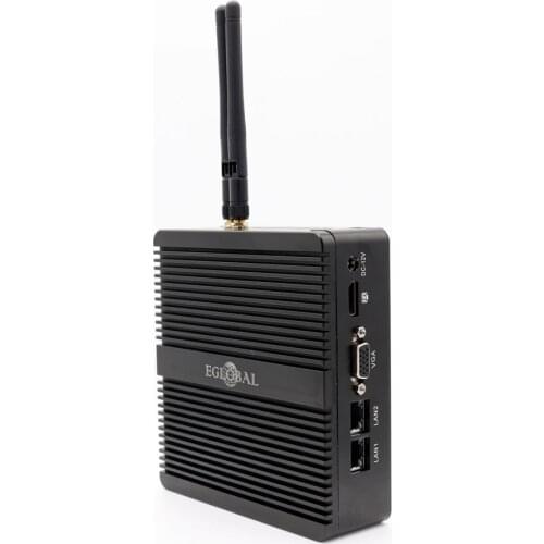 VESA MOUNT HTPC Cheapest Quad core fanless mini pc Intel celeron J1900 windows 10pro 8GB RAM 1TB SSD Nettop computer HDMI VGA