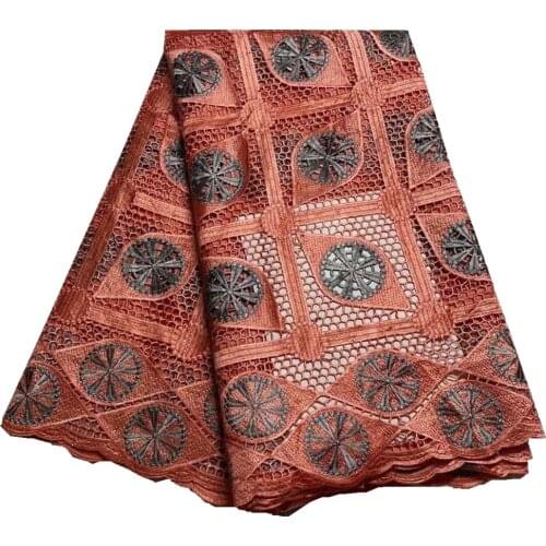 Embroidery Guipure Cord Lace Fabric 2021 High Quality African Lace Fabric French Cord Lace Fabric For Wedding Party DF-160