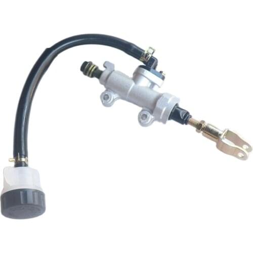 Motorcycle Rear Foot Brake Master Cylinder Hydraulic pump With Reservoir For Quad Dirt Bike Pit ATV Motorbike Brakes