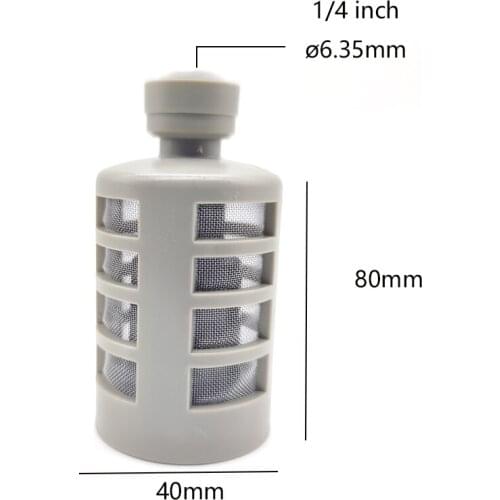 1Pcs 1/4" Garden Water Filter Quick Access Micro-Filter Water Purifier Front Stainless Steel Mesh Filters Home Garden Connectors