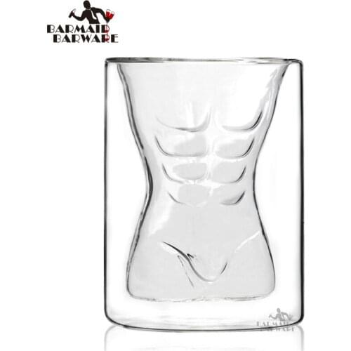 1pcs Shot Glass Cocktail Beer Skull Glass Whiskey 200ml Creative Vodka Shot Glass Drinking Ware for Home Office Bar Set