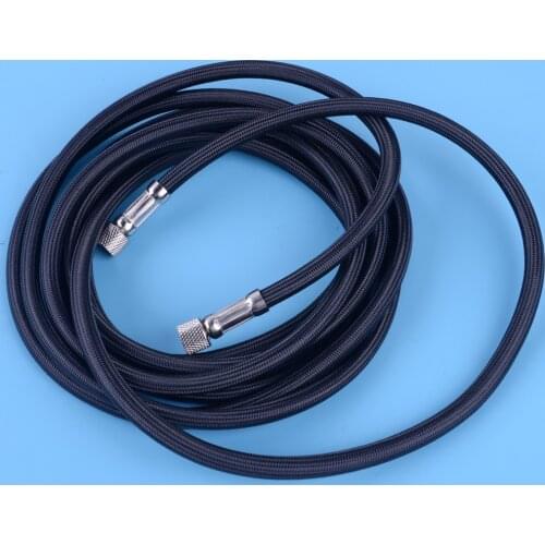 3m/10ft 1/8" - 1/8" Fitting End Nylon Braided Airbrush Air Hose Airhose AC025 zzz for All lwata&Richpen Airbrushes_AC037