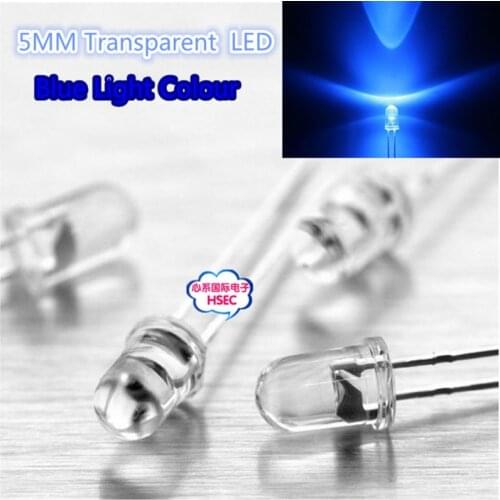 Free shipping 1000pcs 5mm led Blue light bulbs/5MM blue Colour LED emitting diode F5MM Blue LED have 5MM Red White Green Yellow