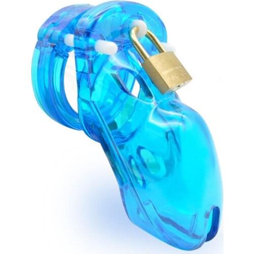 CB6000 Plastic Male Chastity Cage Penis Lock Cock Ring Chastity Device Adult Sex Toys For Men Cbt BDSM Bird Bondage