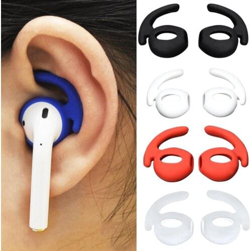 For AirPods Case Silicone In-ear Hook Anti-slip Earphone Cover Case for Apple for AirPods Ear Buds 2019NEW