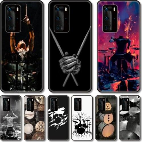 Drums rock Phone Case For Huawei Honor 20 10 9 8 N Pro Lite A C RU black cell shell