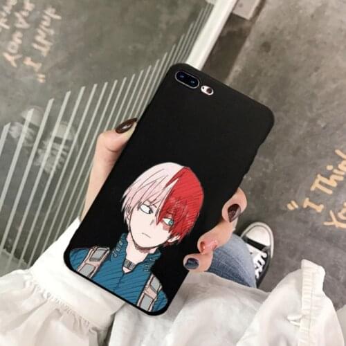 JAMULAR Cartoon My Hero Academia Anime Fitted Cases For iPhone XS MAX 11 Pro XR X 7 8 6 6s Plus Japan Soft Silicone Phone Cover