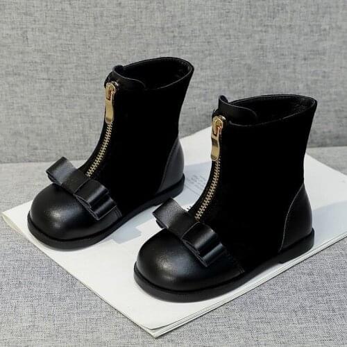 Dongbula Leather Boots For Girls