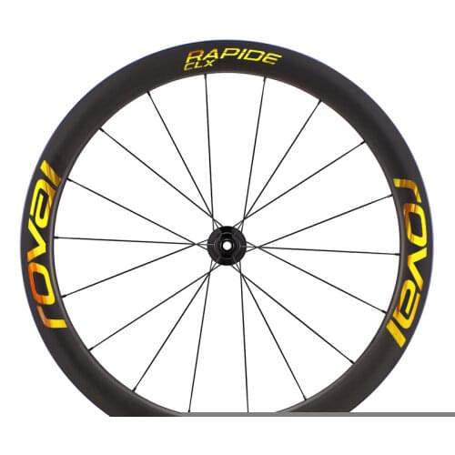 Two Wheel Sticker for ROVAL RAPIDE Road Bike Bicycle Cycling Decals, for disc brake only