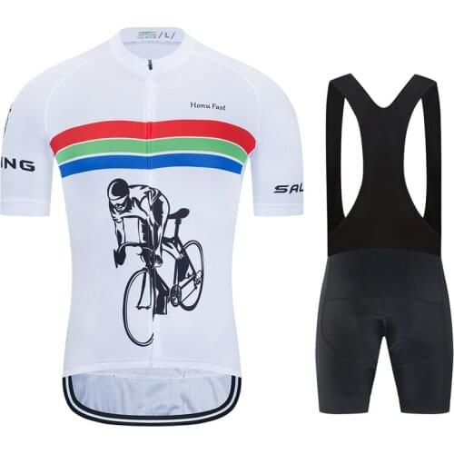 Cycling Jersey 2021 Short Sleeve Cycling Clothing Men Bike Bib Shorts Clothes Cycling Jersey Sets Maillot Ropa Ciclismo