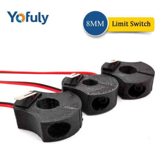 CNC Engraving Machine Accessory 8mm/10mm Two-line Limit switch For CNC Wood Router Engraver Machine Optical Axis