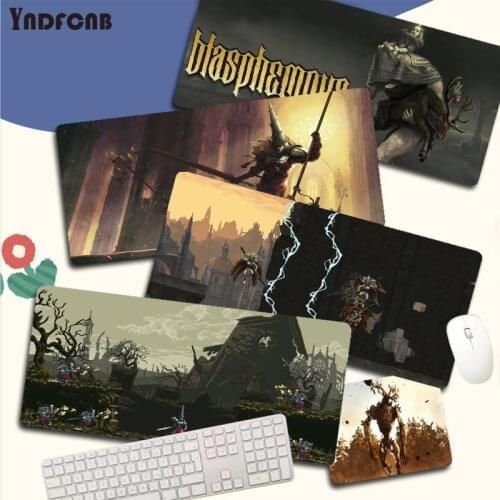 Game Blasphemous Cool Fashion Unique Desktop Pad Game Mousepad Size For For Cs Go LOL Game Player PC Computer Laptop