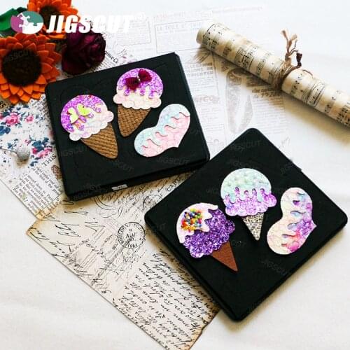 Ice cream creative metal knife mold, wood cutting dies mold, hand creative production, suitable for most machines