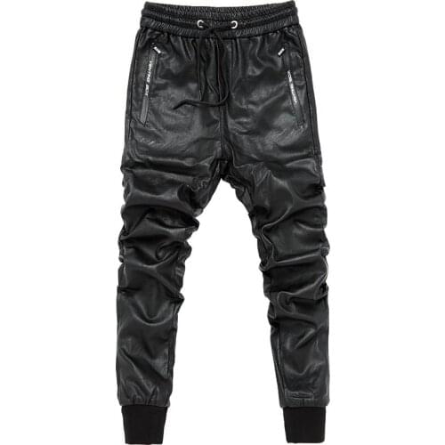 Мужские кожаные штаны MISNIKI China At AliExpress