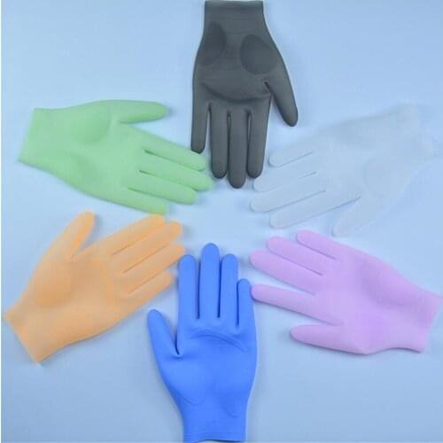New 50pair/lot Reusable Silicone Gloves Cleaning Work Waterproof Gloves Oil Resistant High Temperature Protective