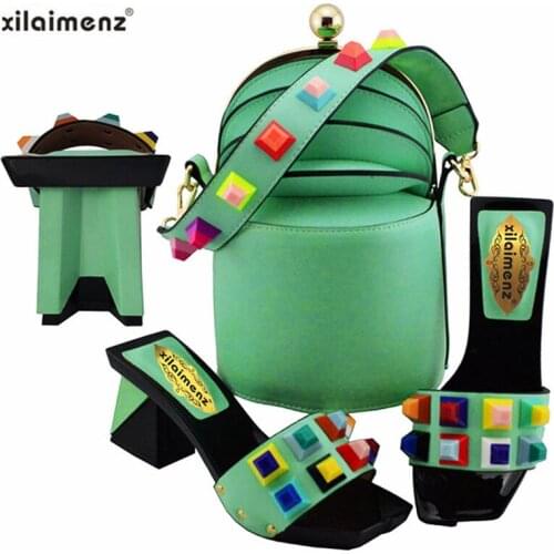 Novelty Design African Shoe and Bag Set Women Italian African Party Shoes and Bag Italian Shoes with Matching Bags Party Shoes