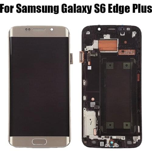 SUPER Original LCD For SAMSUNG Galaxy S6 Edge Plus LCD Display Touch Screen Digitizer Assembly For S6 edge+ SM-G928F G928F G928