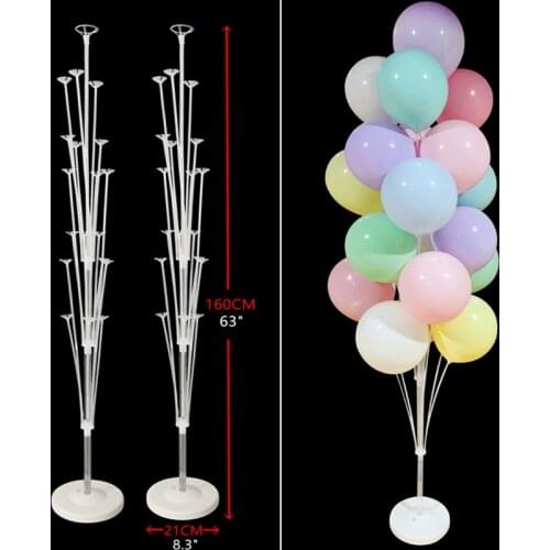 13/19 Tube Balloon Stand Birthday Balloons Arch Stick Holder Wedding Decor Baloon Globos Birthday Party Decorations Kids Ballon