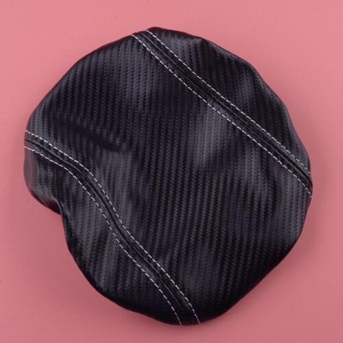 PU Car Central Console Armrest Box Lid Cover Carbon Fiber Style Decoration Fit For Toyota Corolla 2019 2020 2021