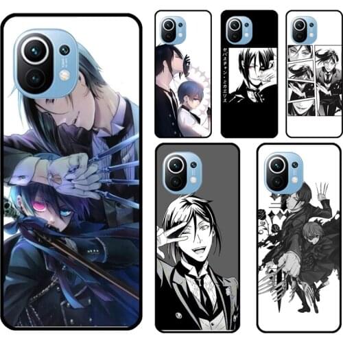 Sebastian Black Butler Kuroshitsuji For Xiaomi Mi 11 Lite 9 10 10T Pro Mi 11 Ultra Phone Case For POCO F3 F2 M3 X3 Pro Cover