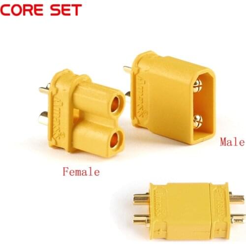 10pcs XT30U Bullet Connector Plug Male Female the Upgrade XT30 For RC FPV Lipo Battery RC Quadcopter (5 Pair)