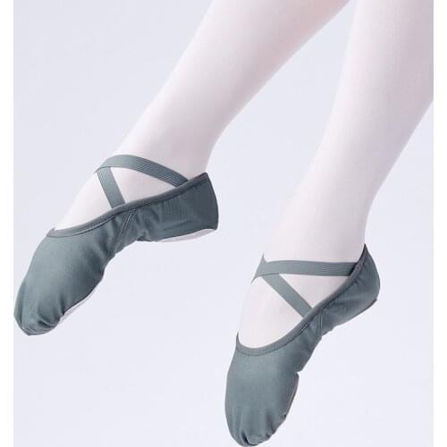 Girls Canvas Dance Practice Shoes Kids Teenager Soft Sole Elastic Ballet Shoes Children Adult Ballet Slippers балетки