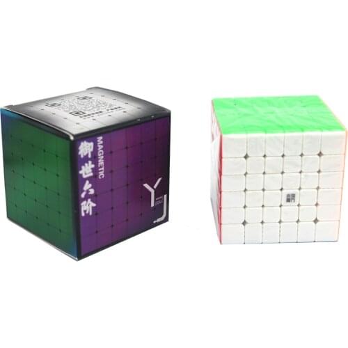 YongJun YJ 6x6x6 V2M Magic Magnetic Yushi V2M 6*6 Cube Professional Magnets Speed Puzzle 6X6 Cubo Magico Education Toy Kids