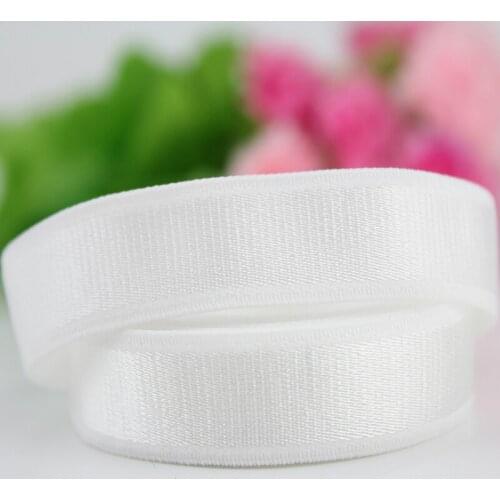 13mm white elastic underwear nonslip shoulder straps nylon ribbon 20 yards stretch sewing rubber band